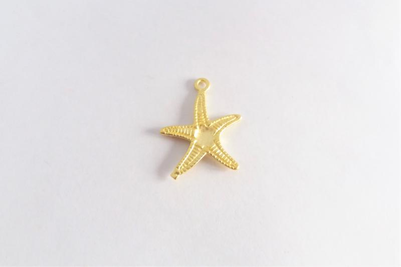 Fornitura de latn Estrella de mar grande - 25 mm x 19 mm 