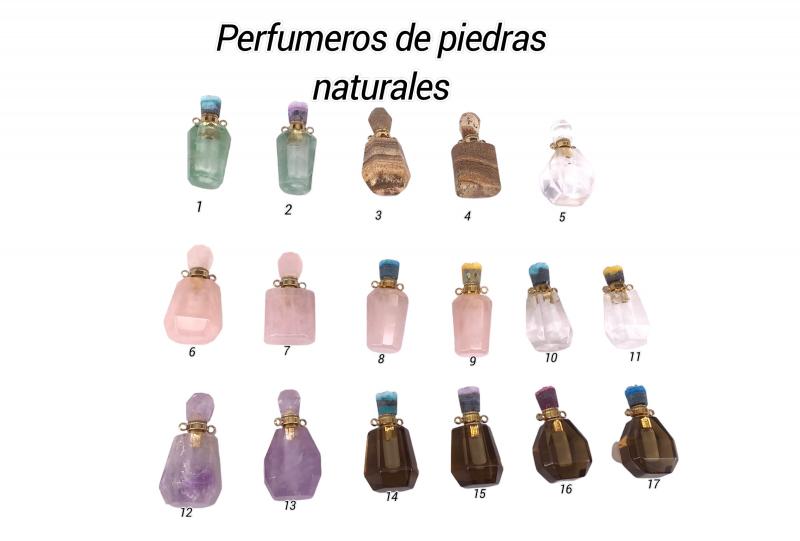 Perfumero Colgante de Piedra Mineral - 18x36mm
NO incluye cadena
