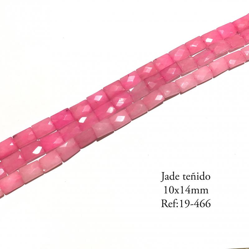Jade teñido rosa
