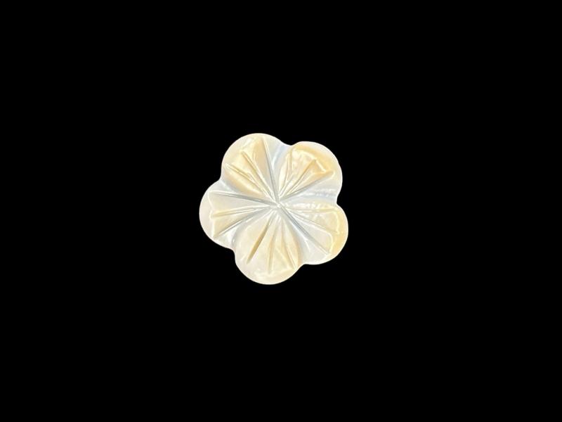 FLOR DE NCAR  - Pieza de ncar en forma de flor para pendientes o colgantes